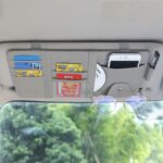 Sostenedor decorativo de los vidrios de Bill del almacenamiento del parasol del coche, Gray No Zipper