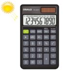 OSALO OS-403TV Pantalla LCD de 10 dígitos Fuente de alimentación dual solar Mini calculadora de escritorio para estudiantes