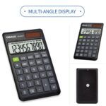 OSALO OS-403TV Pantalla LCD de 10 dígitos Fuente de alimentación dual solar Mini calculadora de escritorio para estudiantes - Imagen 4
