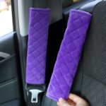 Protector de cinturón de seguridad para automóvil Hombreras extendidas suaves, Black Square - Imagen 4