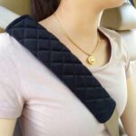 Protector de cinturón de seguridad para automóvil Hombreras extendidas suaves, Black Square - Imagen 6