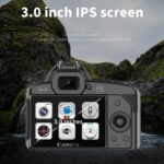 Cámara digital WIFI de alta definición de 64 millones de píxeles con visión nocturna de doble cámara 4K, Standard+Fill Light - Imagen 17