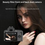 Cámara digital WIFI de alta definición de 64 millones de píxeles con visión nocturna de doble cámara 4K, Standard+Fill Light - Imagen 18