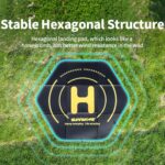 Sunnylife TJP10 110cm Hexagonal de doble cara plegable con puntas de tierra Drone delantal universal - Imagen 4