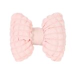 Tapicería de almohada de hojaldre transpirable y cómoda para asiento de automóvil, Headrest Pink