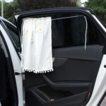 Cortina opaca de protección solar para coche, cortina parasol de dibujos animados, Light Board White Curtain - Imagen 6