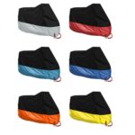Cubiertas de lluvia para motocicleta 190T Cubiertas de prevención de polvo resistentes a los rayos UV para lluvia a prueba de polvo, M - Imagen 2