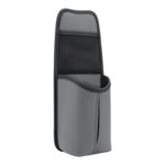 Bolso colgante de almacenamiento de taza de agua de tejido multifuncional de cuero para asiento de automóvil
