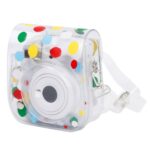 Para Fujifilm Instax Mini 12 / 11 Estuche transparente para cámara digital, Color Wave Dot