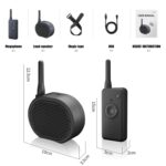 Mini Dron megáfono altavoz portátil inalámbrico 2KM Control para DJI Mavic Mini/Mavic 2/Mavic Pro/FIMI X8SE/Phantom/Hubsan Zino - Imagen 3