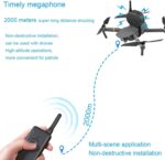 Mini Dron megáfono altavoz portátil inalámbrico 2KM Control para DJI Mavic Mini/Mavic 2/Mavic Pro/FIMI X8SE/Phantom/Hubsan Zino - Imagen 5
