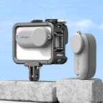 Para Insta360 GO 3 aMagisn Metal conejo jaula protección bisel accesorios