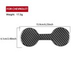 Adhesivo decorativo para posavasos para Chevrolet Malibu 2016-2024 con volante a la izquierda - Imagen 3