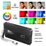 Pixel G3 Panel plano RGB Luz de relleno Cámara de fotografía portátil Mini lámpara de bolsillo de escritorio regulable - Imagen 4