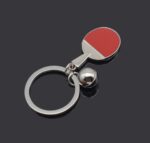 2 uds llavero de Metal de tenis de mesa pequeño regalo - Imagen 4