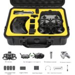 Para DJI Avata Storage Bag Estuche protector portátil, Compatible FPV Controller 2 Black - Imagen 2