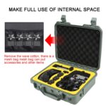 Para DJI Avata Storage Bag Estuche protector portátil, Compatible FPV Controller 2 Black - Imagen 5