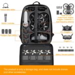 Para DJI AVATA bolsa de almacenamiento carcasa dura impermeable bolso de hombro mochila, Style 2 Yellow Lining - Imagen 3