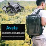 Para DJI AVATA bolsa de almacenamiento carcasa dura impermeable bolso de hombro mochila, Style 2 Yellow Lining - Imagen 7