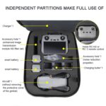 Para DJI AIR 3 Bolsa de almacenamiento de carcasa dura Mochila protectora portátil, 081  (Blue) - Imagen 3