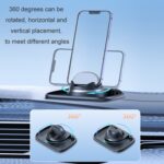 3 en 1 soporte multifuncional para teléfono de coche, soporte para salpicadero, decoración - Imagen 3