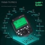 YONGNUO YN560-TX Pro Disparador TTL sincrónico de alta velocidad Disparador de flash inalámbrico, For Nikon - Imagen 8