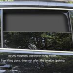 Cortinas de coche magnéticas recubiertas de vinilo opaco con aislamiento térmico, Titanium Silver Rear Row - Imagen 5