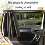 Cortinas de coche magnéticas recubiertas de vinilo opaco con aislamiento térmico, Titanium Silver Rear Row - Imagen 11