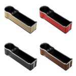 Caja de almacenamiento para espacio de asiento de coche, cargador USB multifuncional para teléfono móvil, Standard Red - Imagen 2