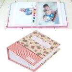 Álbum de fotos de bolsillo con flores florales pequeñas 4R, 6 pulgadas, 100 hojas