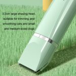 Afeitadora para mascotas, cortadora de pelo con pata de perro y gato, atenuador eléctrico, 4 in 1 Green - Imagen 5