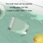 Afeitadora para mascotas, cortadora de pelo con pata de perro y gato, atenuador eléctrico, 4 in 1 Green - Imagen 7