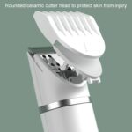 Afeitadora para mascotas, cortadora de pelo con pata de perro y gato, atenuador eléctrico, 4 in 1 White - Imagen 8