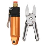 Alicates de corte neumáticos 2 en 1, herramienta de tijera modelo de plástico y Metal para cortar, HSD HS-5+F1S Cut Plastic Set