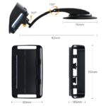 Soporte para teléfono móvil con ventosa para salpicadero de coche, soporte giratorio plegable para coche con visera solar, Joint Model - Imagen 3