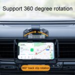Soporte para teléfono móvil con ventosa para salpicadero de coche, soporte giratorio plegable para coche con visera solar, Hose Model - Imagen 7
