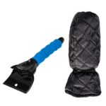 Herramienta de limpieza descongeladora de pala quitanieves montada en vehículo, Blue+Gloves