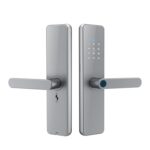 C91 Tuya Smart WiFi Contraseña Cerradura electrónica con huella digital, C91 Silver