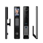 LOCSTAR S61 Reconocimiento facial 3D completamente automático Tuya Wifi Bloqueo de huella digital inteligente Bloqueo de contraseña antirrobo, S61 Space Gray - Imagen 2