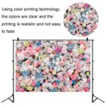 Tela festiva para colgar en la pared de flores de boda 3D de fondo de fotografía festiva de 2,1 x 1,5 m, C-1891 - Imagen 4