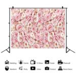 Tela festiva para colgar en la pared de flores de boda 3D de fondo de fotografía festiva de 2,1 x 1,5 m, C-1891 - Imagen 5