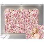 Tela festiva para colgar en la pared de flores de boda 3D de fondo de fotografía festiva de 2,1 x 1,5 m, C-1891 - Imagen 6