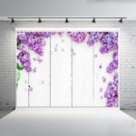 Tela de fondo para fotografía de simulación 3D, accesorios de rama de flor de grano de madera de 1,25x0,8 m, C-4033