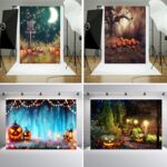 Fondo de fotografía para fiesta navideña, decoración de Halloween, tela colgante, 1,25x0,8m, WS-207 - Imagen 2