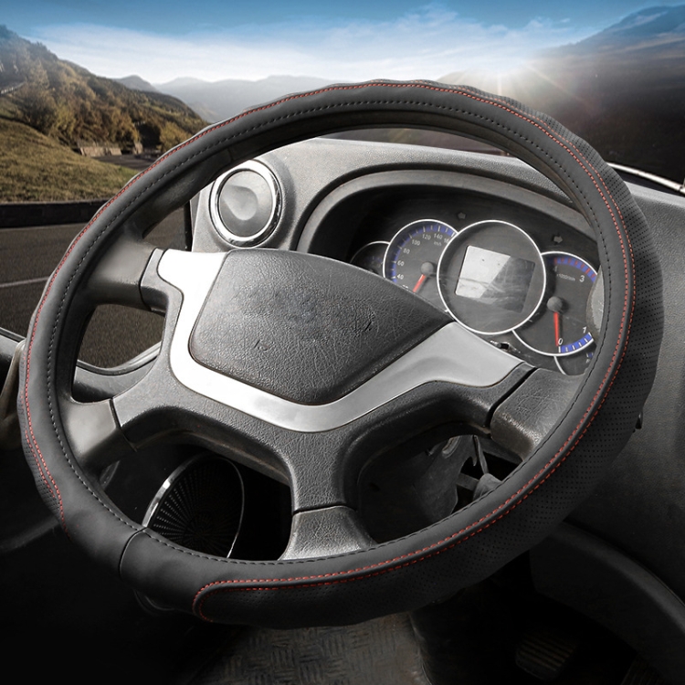 TBD0604041903A.jpg Funda de cuero para volante de camión, 45cm - Imagen 1
