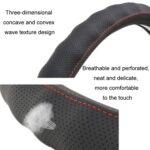 Funda de cuero para volante de camión, 40cm - Imagen 3