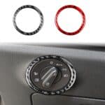 Pegatina decorativa para interruptor de faros delanteros con volante a la izquierda para Volkswagen Sagitar 2019-2023 - Imagen 2