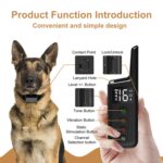 Columna de descarga eléctrica envolvente para mascotas, potente Collar de entrenamiento electrónico, Only Receiver - Imagen 5