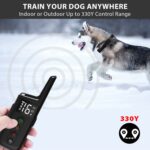 Columna de descarga eléctrica envolvente para mascotas, potente Collar de entrenamiento electrónico, Only Receiver - Imagen 8