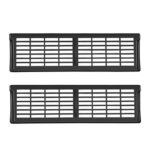 1 par de accesorios de decoración de cubierta protectora de ventilación debajo del asiento del coche, For Tesla Model Y, For Tesla Model 3